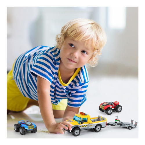 City Race Buggy Transporter Building Building, 324 Pcs 3 En