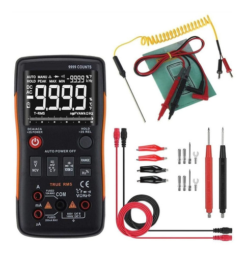 Multimeter Q1 True-rms Digital Button 9999 Counts With