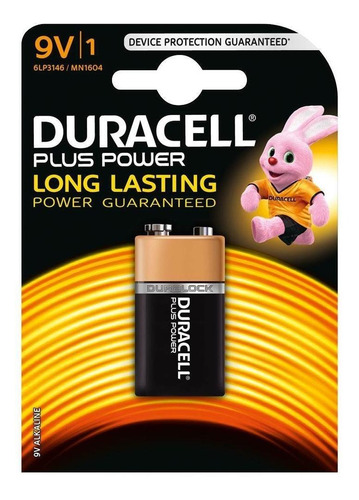 Bateria Duracell Rectangular Coppertop Mn1604 9v