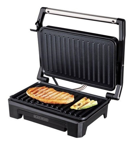 Grill Eletrico Sanduicheira Prensa Panini Black Decker