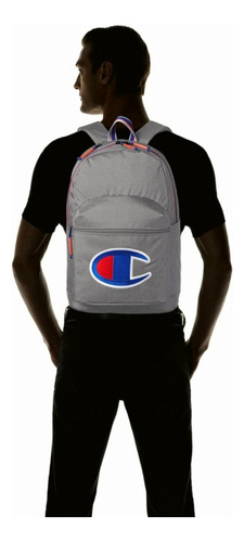 Champion Supercize Mochila Para Hombre, Gris, Talla Única