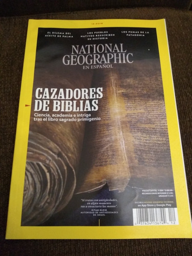 Colección De Revistas National Geographic  Diciembre-2018