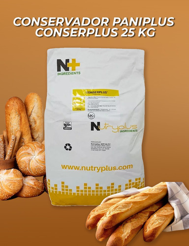 Conservador Paniplus Conserplus Bulto 25 Kg
