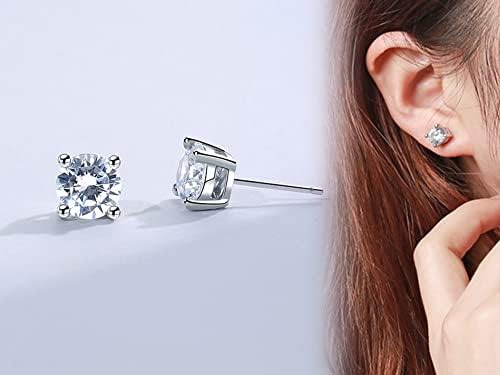 Ssenery Aretes De Plata De Ley 925 Chapados En Oro De 14 Con
