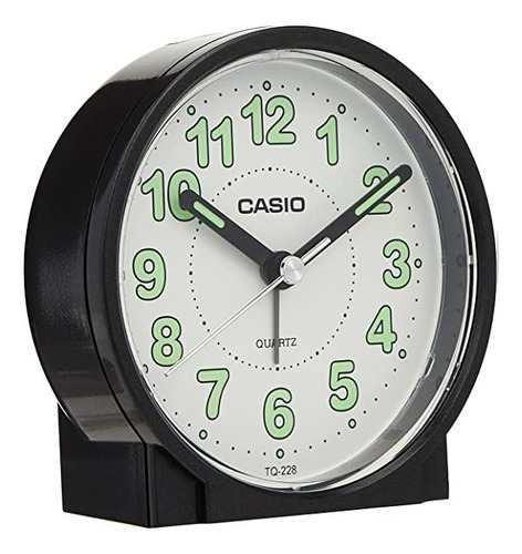 Reloj Despertador Casio Tq 218 Numeros Fluorescentes 