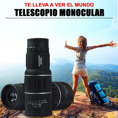 Imagen 10 de 10 de Monocular Hd 16x52 Profesional Lente Pro Bak4 Waterproof