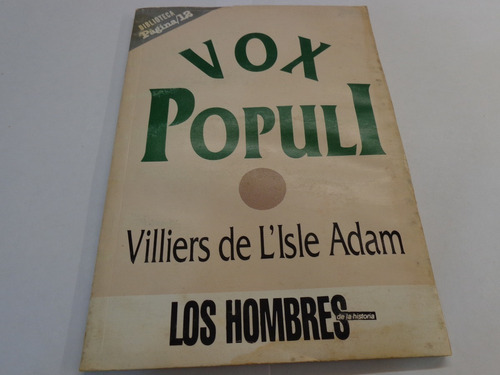 Vox Populi - Villiers De L´isle Adam