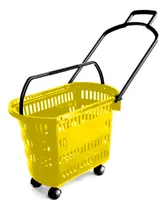 Comprar 10 Cestos Cestinhas Rodinha Supermercado Mercado Rodas Kit