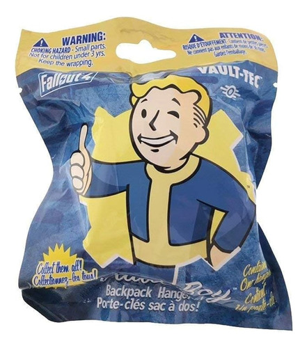 Fallout 4 Blind Bag Vault Boy Backpack Hangers Set - 3 Rando