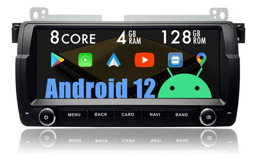 Android 12 Car Stereo Carplay Multimedia For Bmw E46 -,rove.