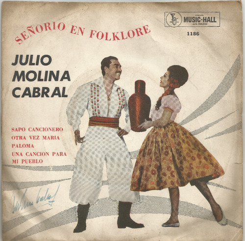 Julio Molina Cabral Señorio En Folklore - Ep Con Tapa Promo