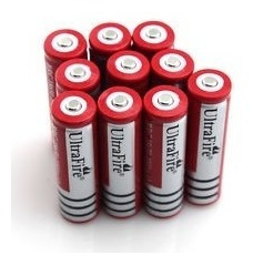 10 - Baterias Li-ion 18650 5800mah 3.7v - Recarregavel Novas