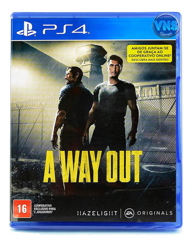 A Way Out Jogo Playstation 4 Hazelight Studios Aventura