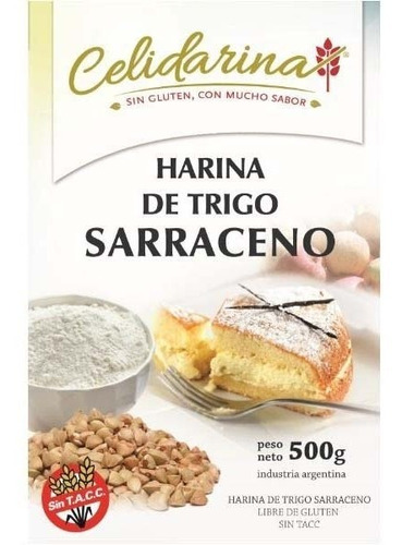 Harina De Trigo Sarraceno Celidarina - 500 Grs