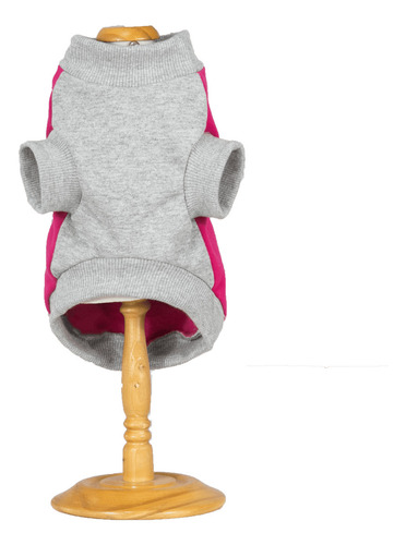 Roupa De Frio Mescla E Pink Tamanho Ex Para Cachorro De 12 Até 18kg
