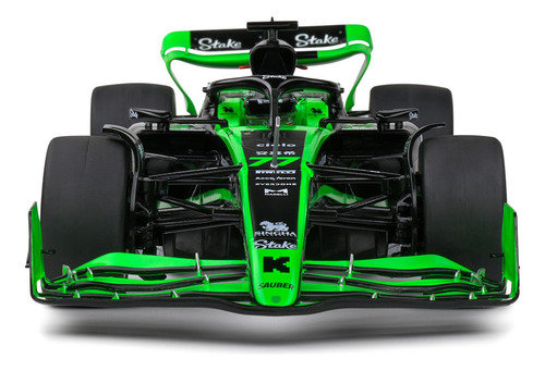 Miniatura Fórmula 1 Stake Kick Sauber C44 Bottas 1:18 Solido