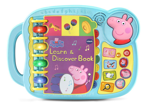 Vtech Peppa Pig Learn And Discover Book - Libro Azul