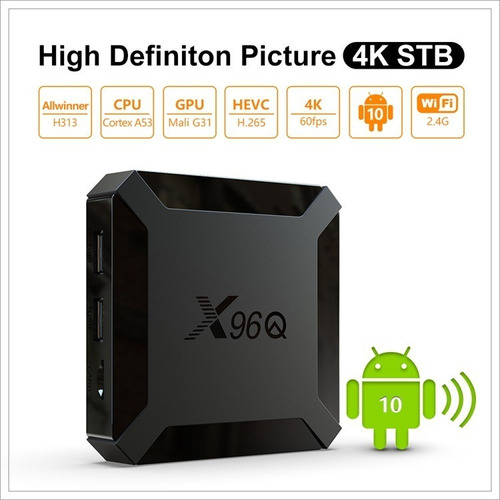 Imagen 1 de 3 de Tv Box X96q Mini Android Tv Smart