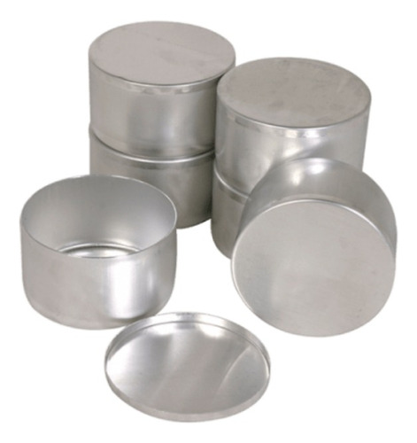 Cápsula Pesa Filtro De Aluminio Gris