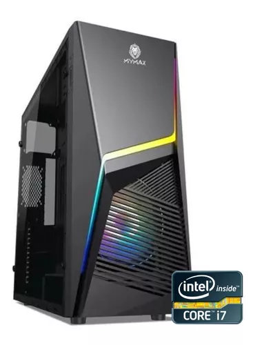 Cpu PC Gamer Barato Completo DDR5 - Intel Core i7 3.8Ghz Turbo / Rx 550 4GB  DDR5 / 16Gb Ram / SSD 480GB - Desconto no Preço