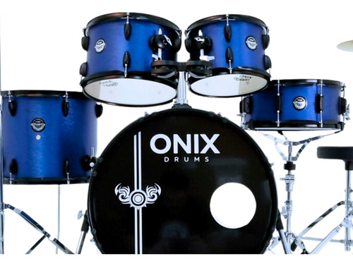 Bateria Nagano Onix Bumbo 20 Completa Banco Prato Lançamento