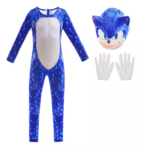 Fantasia sonic longo fantasia infantil