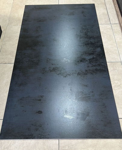 Lamina De Porcelanato Spl Oxido Nero 160x80 2da Calidad 