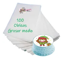 Comprar 100 Obleas De Arroz Grosor Medio Mediano D Papa Envio Gratis