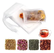 Comprar 500 Bolsitas Para Té Cierra Fácil Vacías 5x7cm, Infusor Infusión De Hierbas Sueltas, Telas Filtro No Tejidas Con Cordón, Bolsas Desechables, Tea Pouch, Tea Leaf Packaging Filter, Tea Brewing Bags