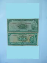 Comprar Billetes Antiguos Colección  De Venezuela  Set De 2 Billetes