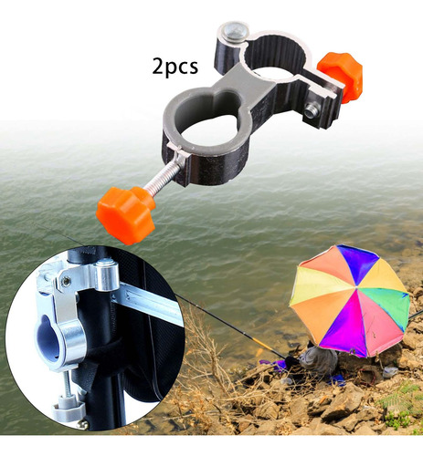 2 Aleación De Aluminio Silla De Pesca Universal Soporte De