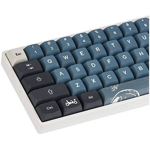 Apollo Xda Keycaps 60 Por Ciento, 83 Teclas Pbt Tinte Sublim