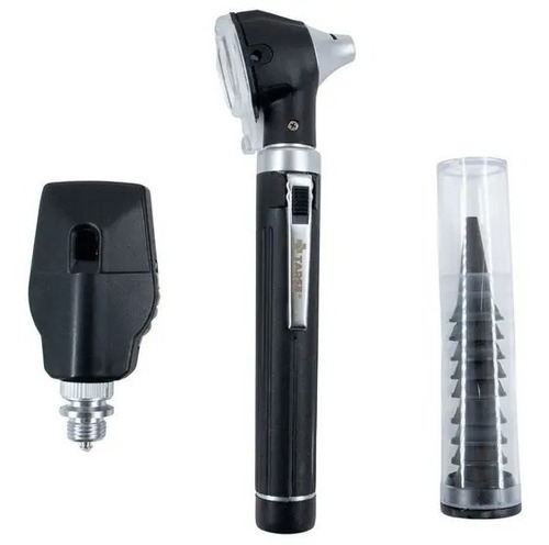Kit 12 - Oftalmoscópio Otoscópio De Led Aparelho 2 Em 1