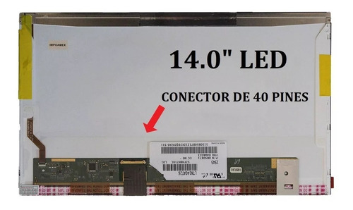 Pantalla Lcd Led 14.0 Para Compaq Cq42 Cq42-100 Cq42-200 Ser