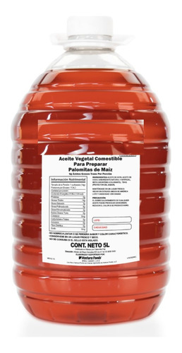 5l Aceite Sabor Mantequilla Palomitas Cine