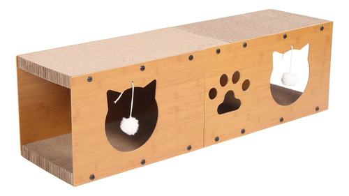 Espaço Amplo Multiuso Cat Scratcher Board House