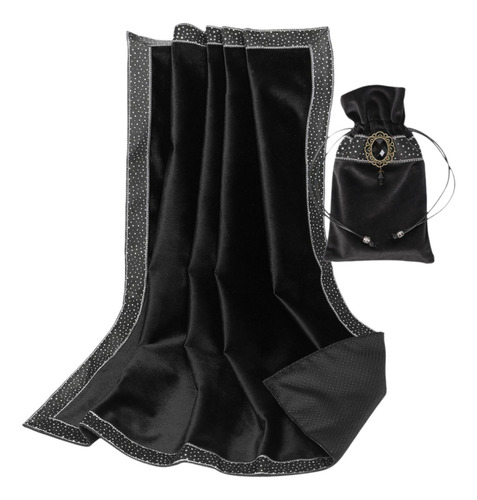 Accesorios De Juegos De Mesa Dowsing Mantel Con Negro