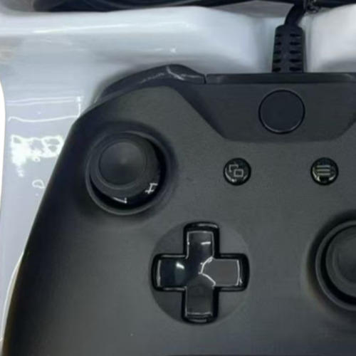 Joystick Compativel Xbox One Series Pc Com Fio Lançamento Preto