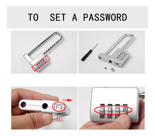 Candado Con Cerradura Combinada, Candado Con Combinación