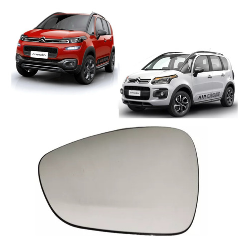 Espejo Vidrio Placa Citroen C3 Aircross 11/19 Original Ftm