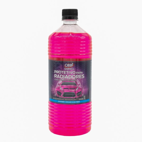 Aditivo Radiador Orbi Quimica Concentrado Rosa 1 Litro
