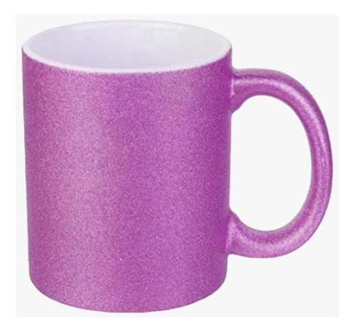 Taza Con Glitter Porosa Sublimar C/caja Individual