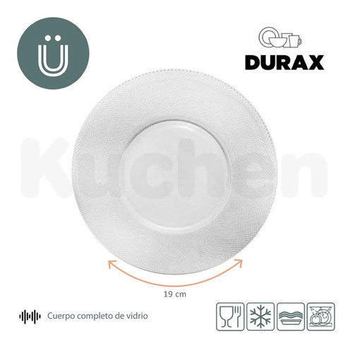 Imagen 4 de 10 de Vajilla Juego 24 Piezas Set De Platos Vasos Durax Cuotas