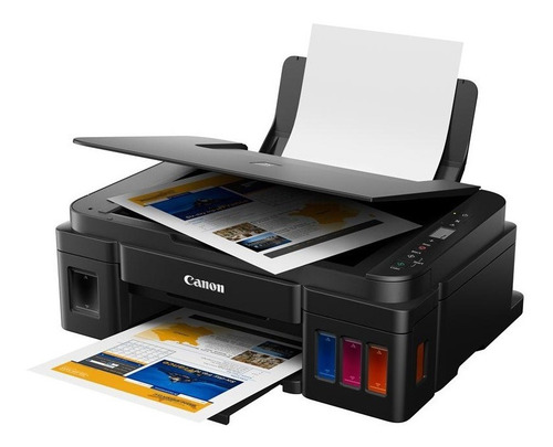 Impresora a color multifunción Canon Pixma G3110 con wifi negra 110V/220V G3110