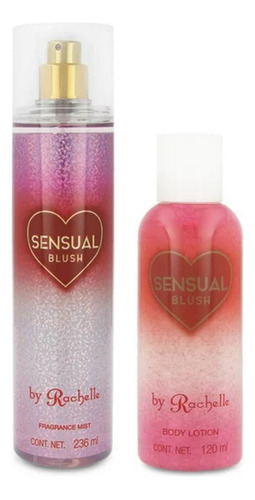 Rachelle Set 2pzs Sensual Blush Body 236 Ml/lotion 120 Ml