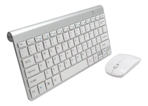 comprar Kit Teclado + Mouse Inalambrico Tipo Magic Mouse Para iMac