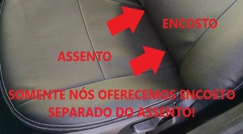 Capas Bancos Couro Fiat Strada Hard Working 3 Portas Cd 2015