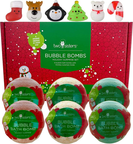 Bombas De Baño De Burbujas De Navidad Para Niños Con Juguete