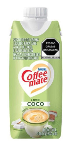 Coffemate Sustituto De Crema Liquida Para Café Coco