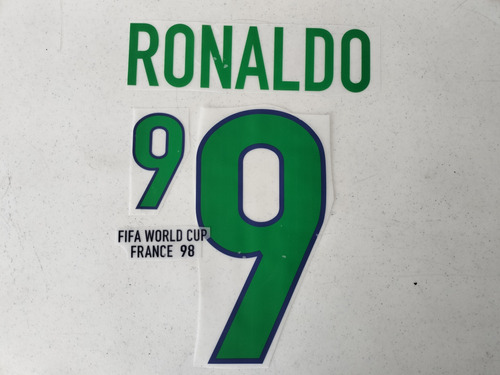Tipografía Brasil 1998 Ronaldo